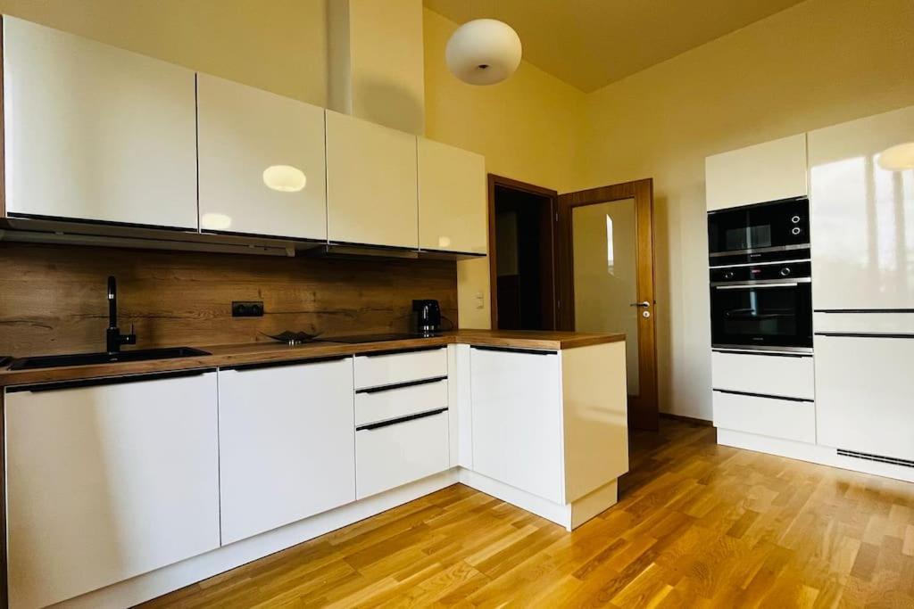 Apartment Holesovice, Garden, Garage Прага Екстериор снимка